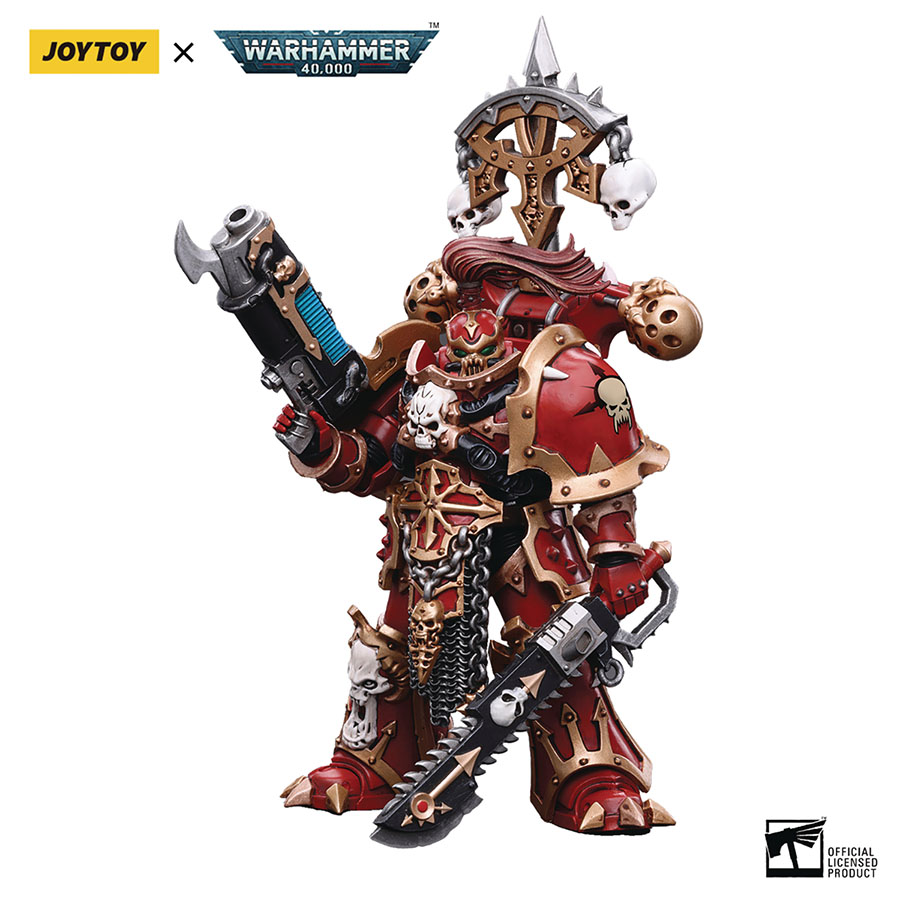 Joytoy Warhammer 40000 Chaos Space Crimson Slaughter Karvult 1/18 Scale Action Figure