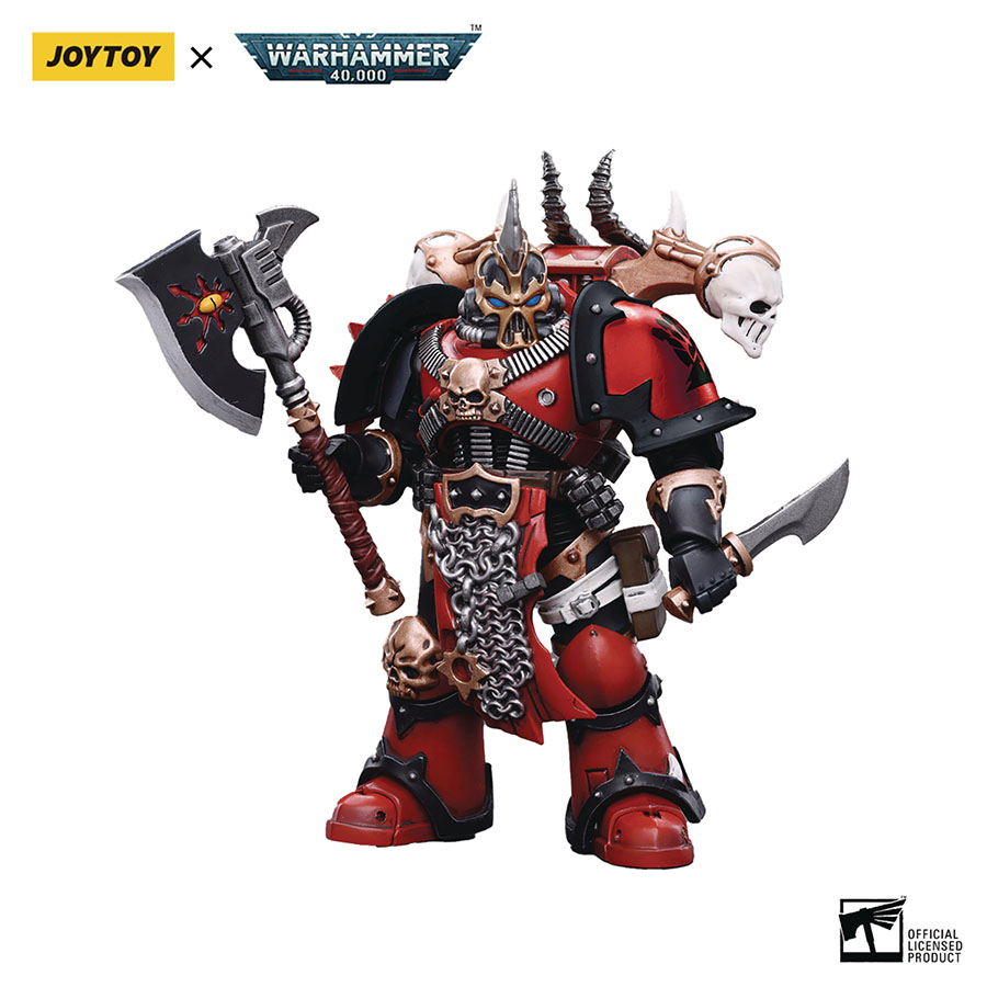 Joytoy Warhammer 40000 Chaos Space Red Corsairs Champ Gotor 1/18 Scale Action Figure