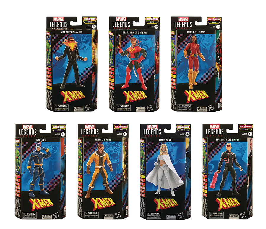 X-Men Legends Chod Build-A-Figure Series 6-Inch Action Figure Assortment Case 202301