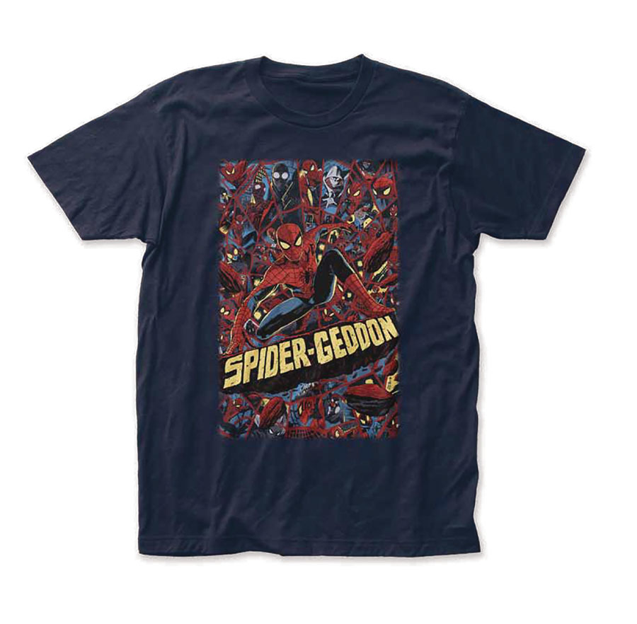 Spider-Man Spider-Geddon Previews Exclusive Black T-Shirt Large