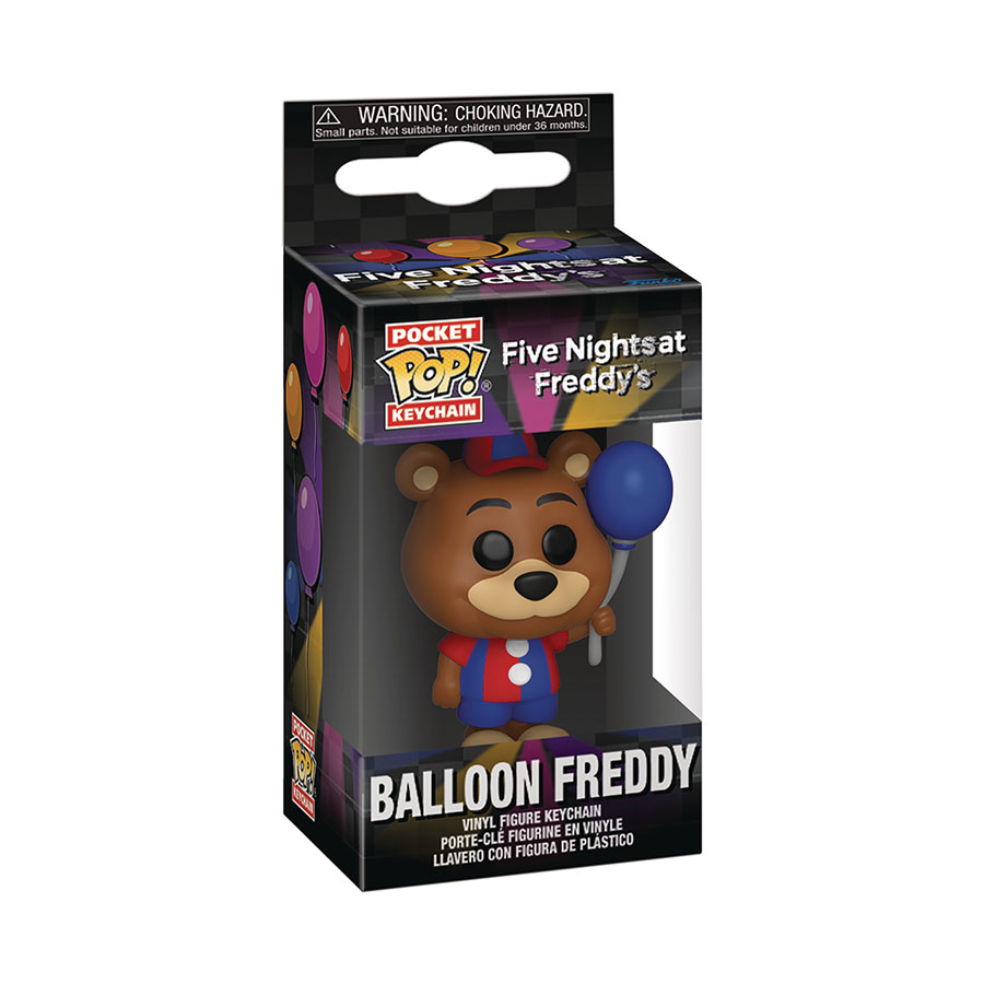 Pocket POP Five Nights At Freddys Balloon Circus Balloon Freddy Figural Keychain