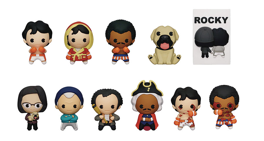 Rocky 3D Foam Bag Clip Blind Mystery Box 24-Piece Display