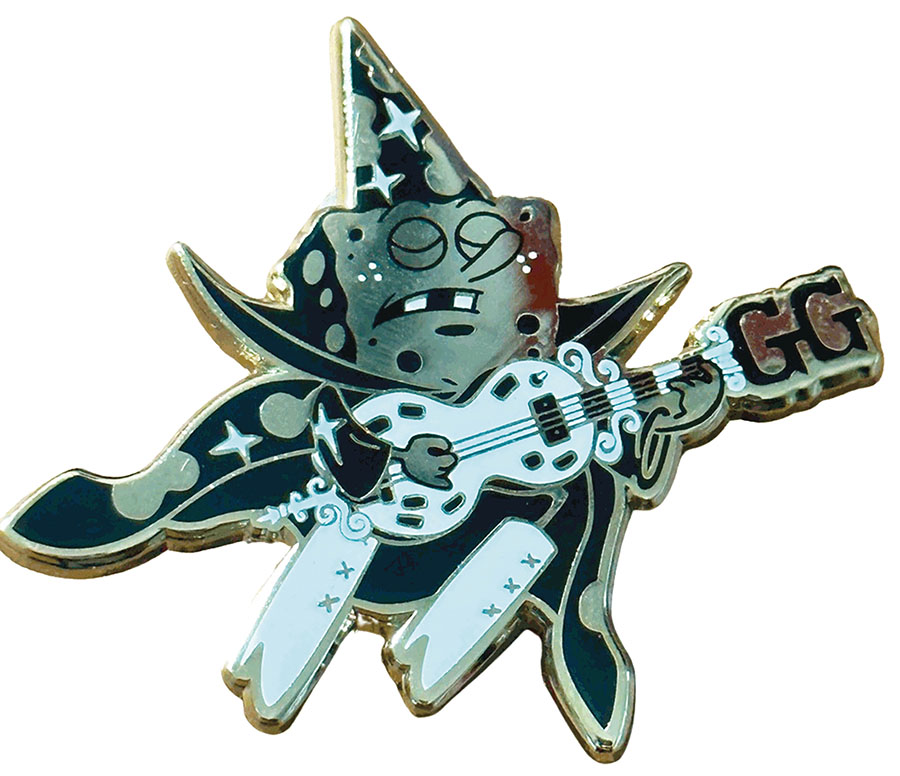 SpongeBob SquarePants Zen Monkey Studios 10th Anniversary Pin - Goober Wizard