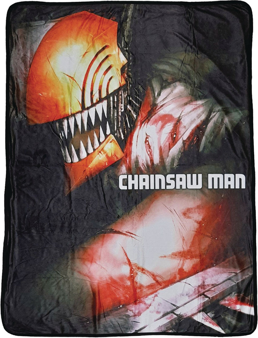 Chainsaw Man Teaser Visual #1 Throw Blanket