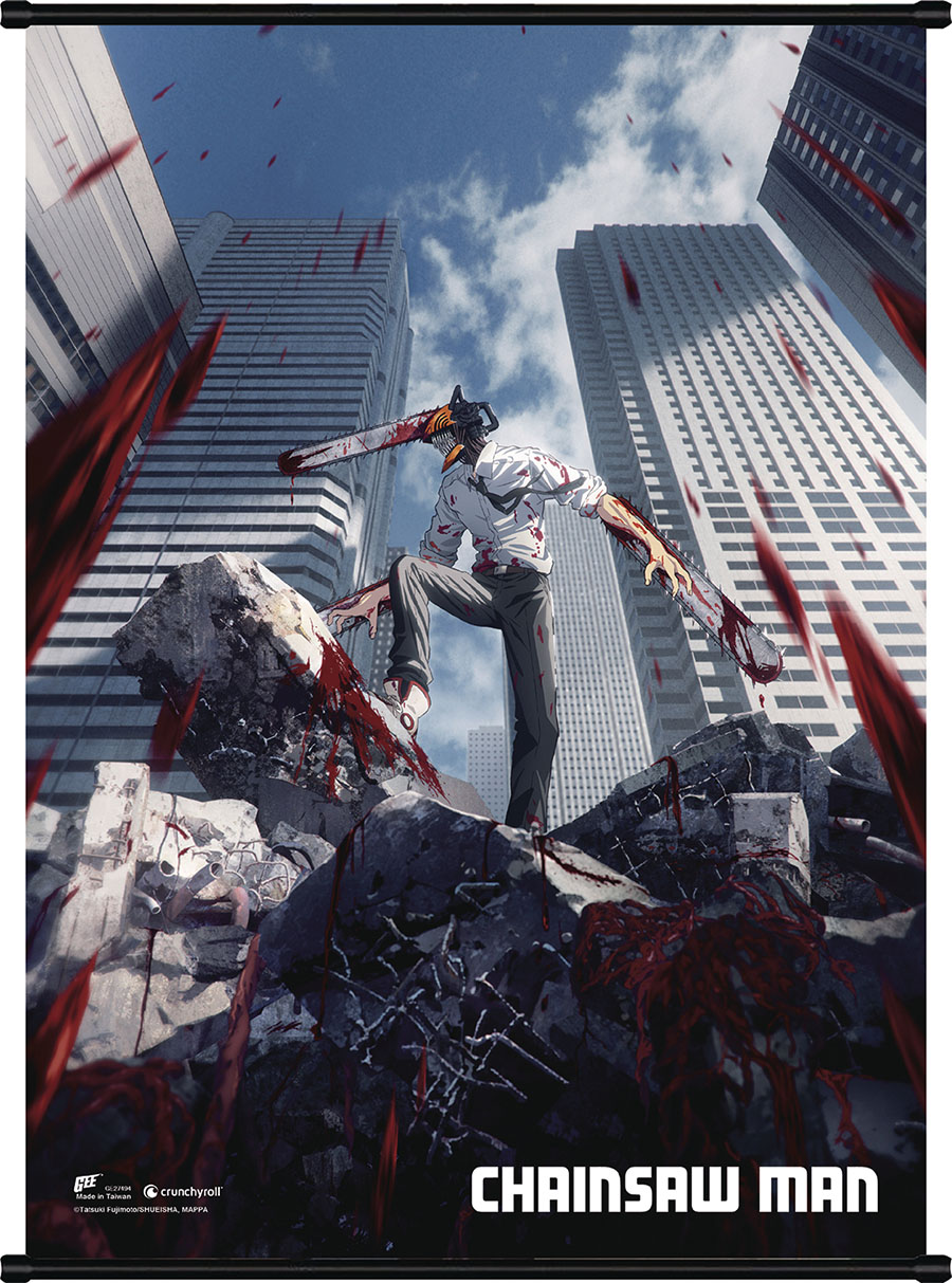Chainsaw Man Single-Sided Wall Scroll - Key Visual