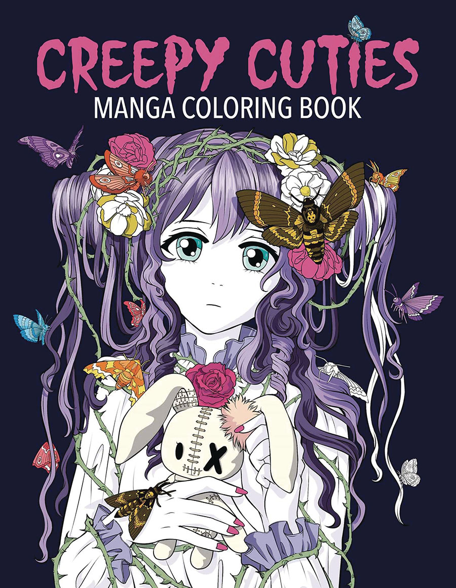 Creepy Cuties Manga Coloring Book TP