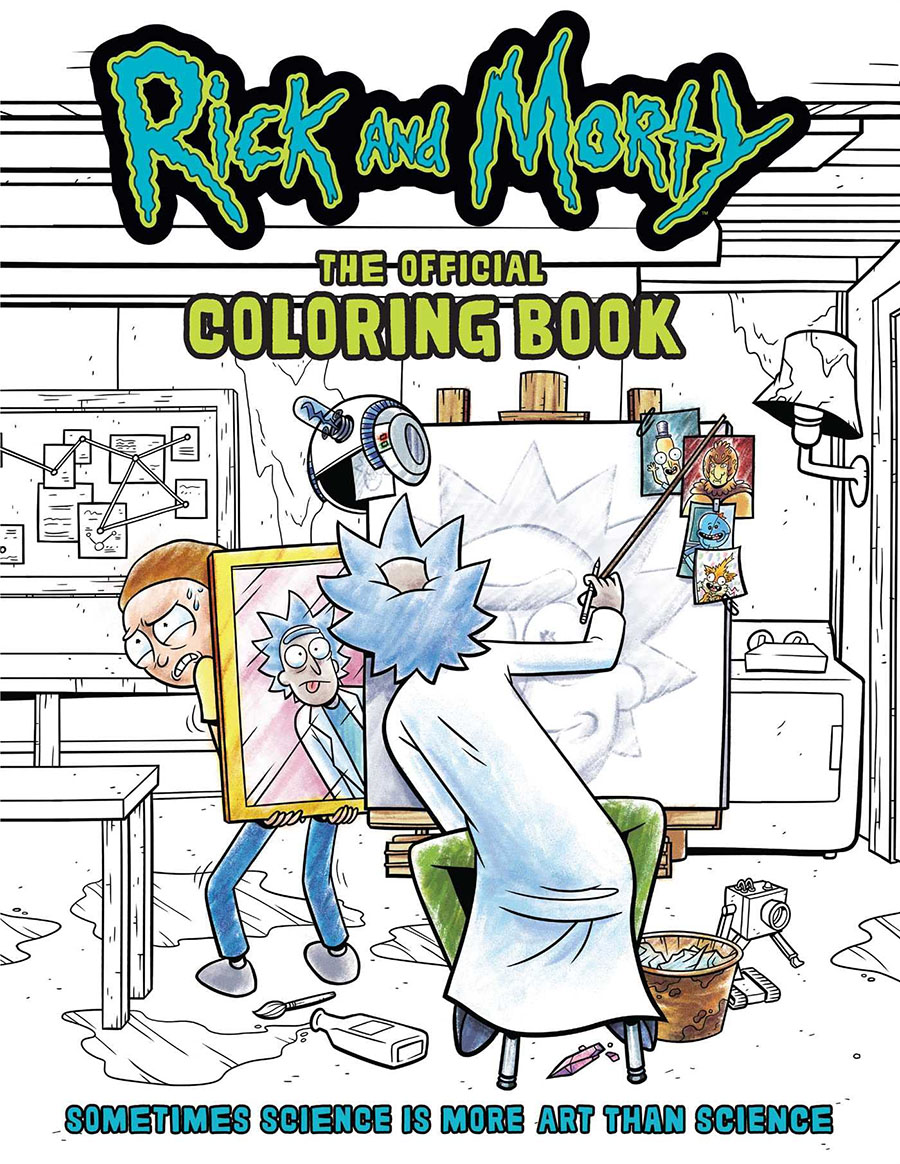 Rick And Morty Official Coloring Book TP