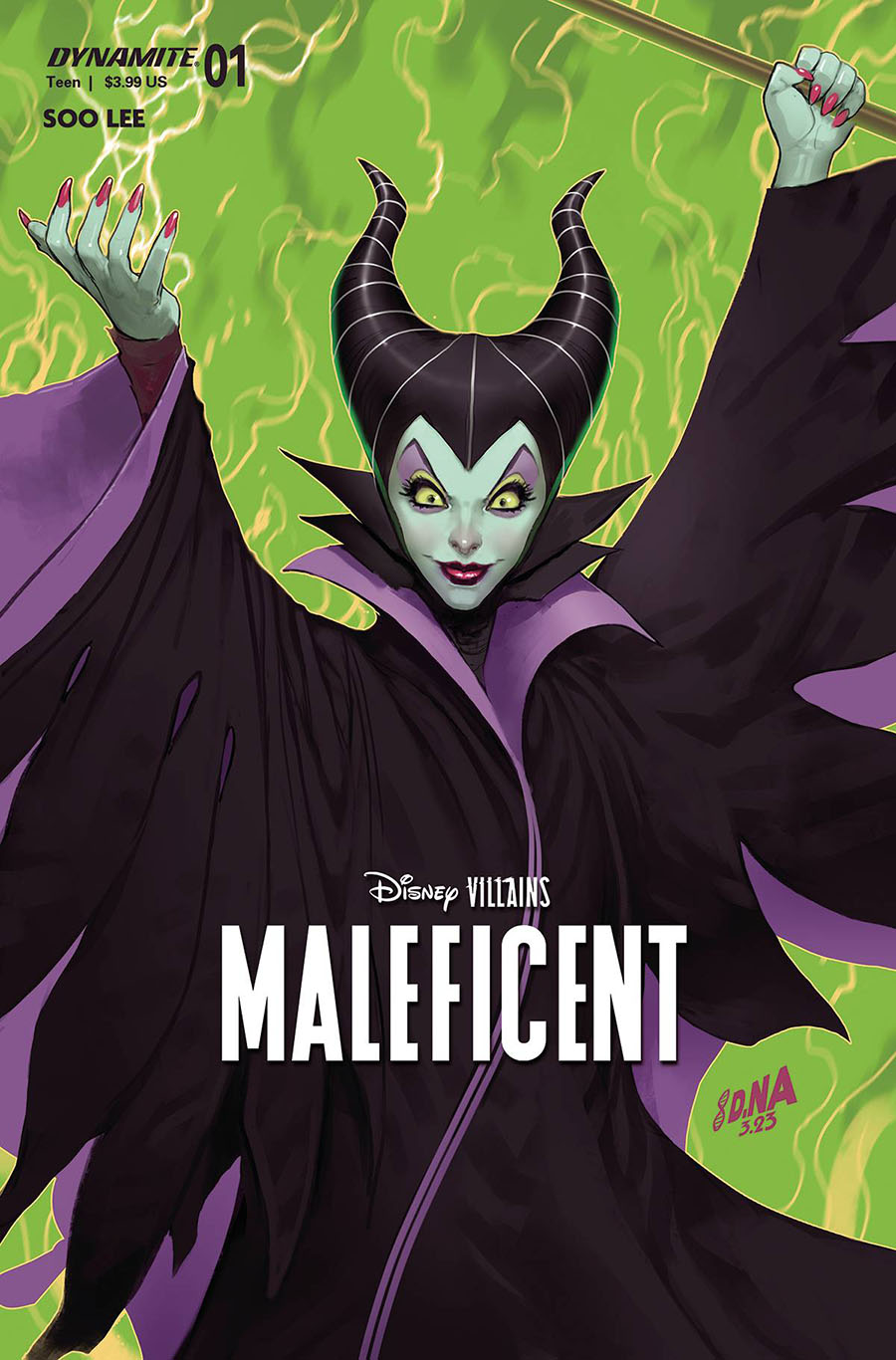 Disney Villains Maleficent #1 Cover G Incentive David Nakayama Variant Cover