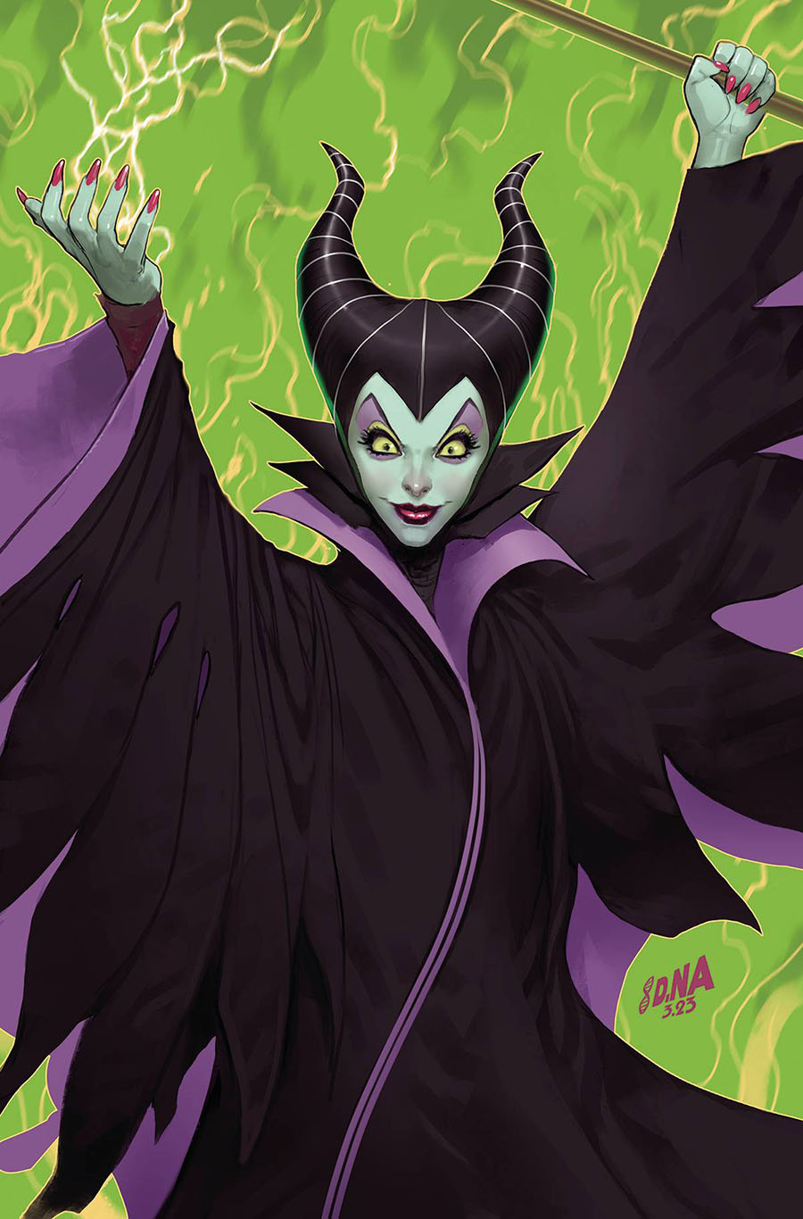 Disney Villains Maleficent #1 Cover K Incentive David Nakayama Virgin Cover