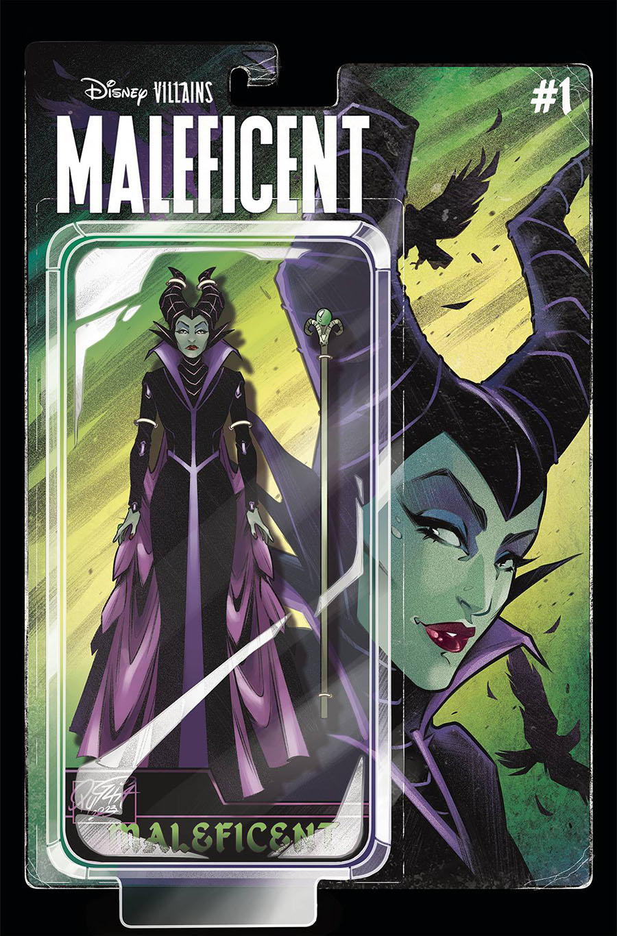 Disney Villains Maleficent #1 Cover L Incentive Action Figure Variant Cover
