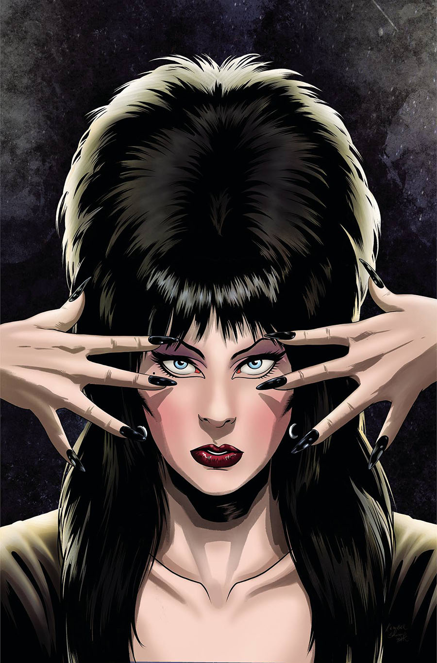 Elvira In Monsterland #1 Cover J Incentive Kewber Baal Virgin Cover