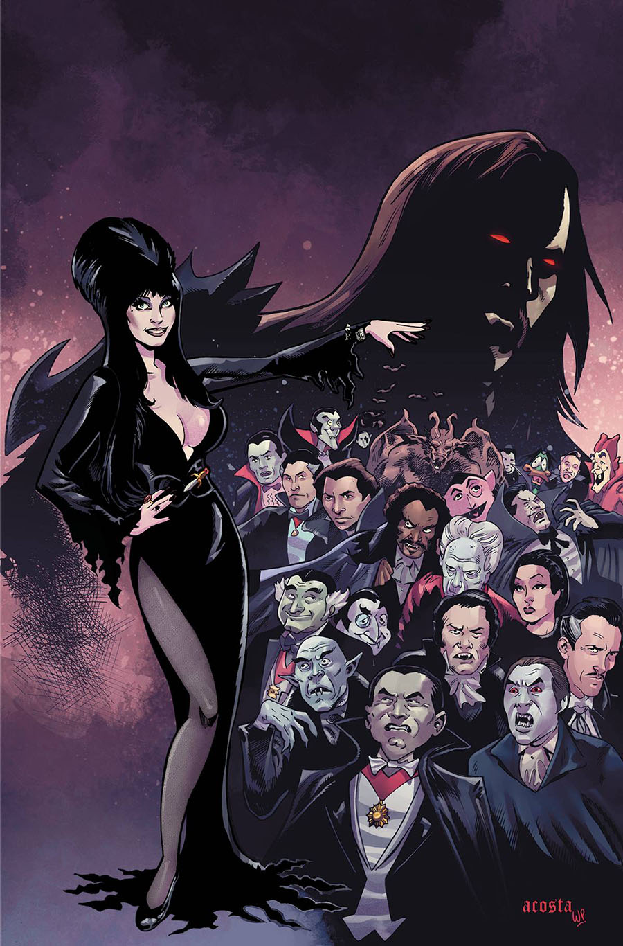 Elvira In Monsterland #1 Cover K Incentive Dave Acosta Virgin Cover