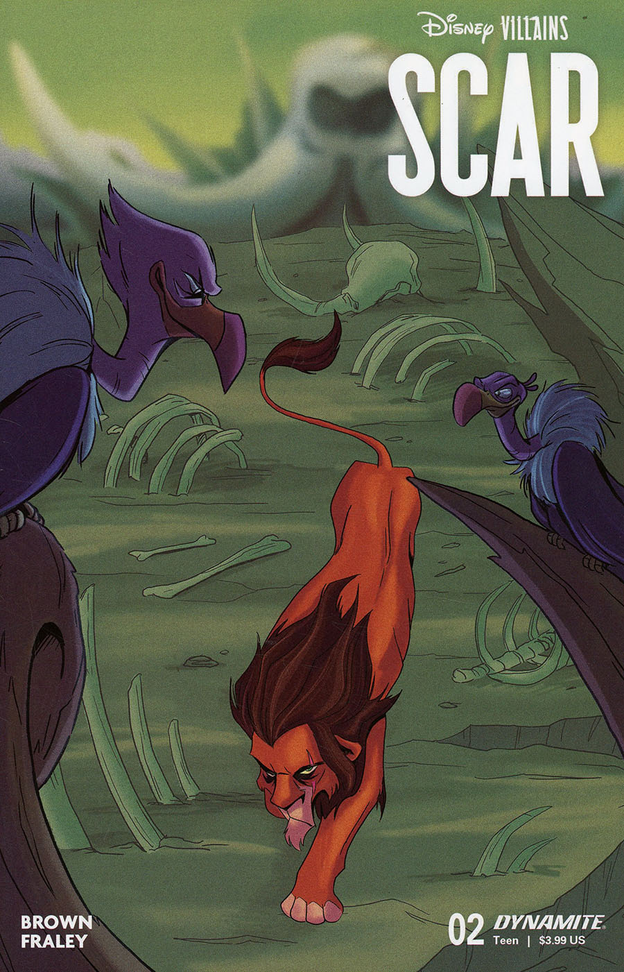 Disney Villains Scar #2 Cover F Incentive Trevor Fraley Variant Cover