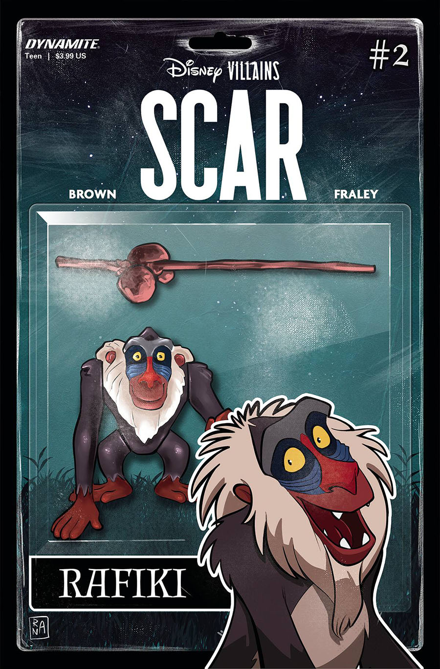Disney Villains Scar #2 Cover I Incentive Action Figure Variant Cover