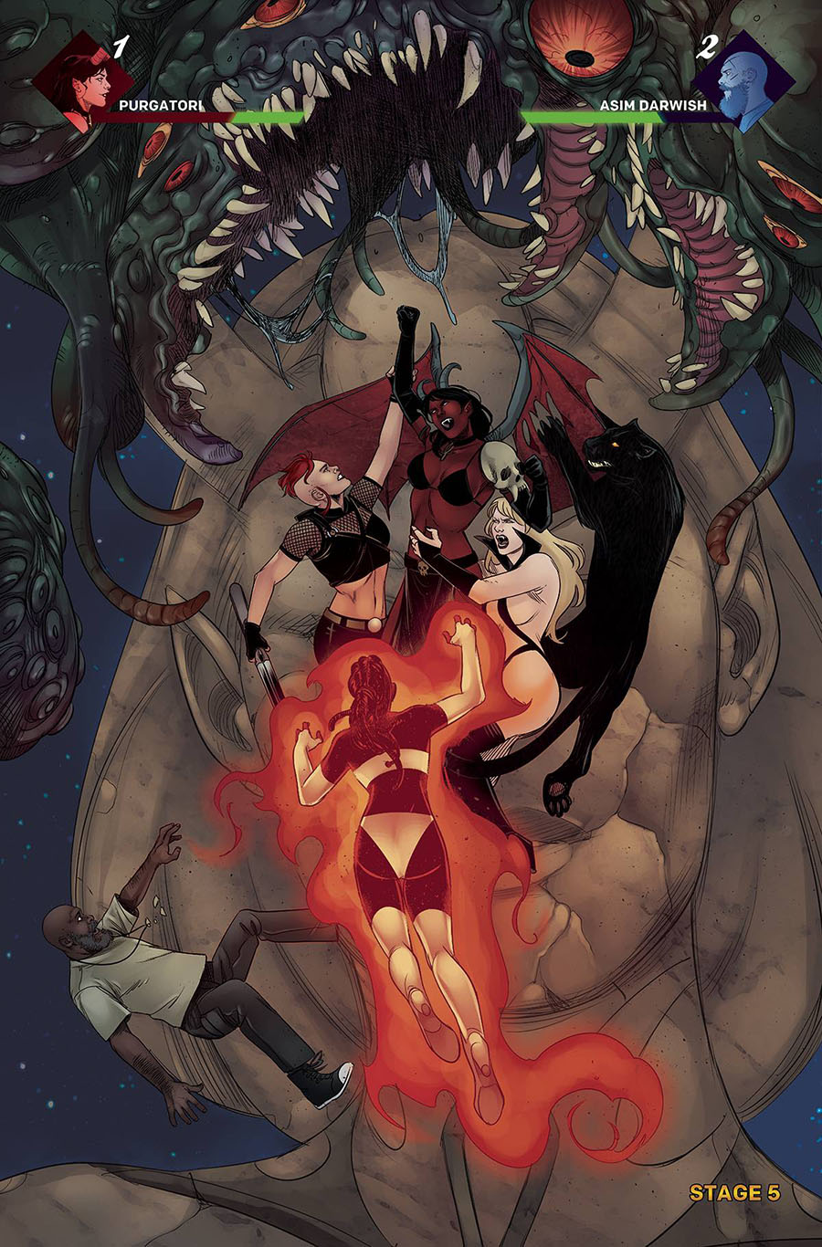 Purgatori Must Die #5 Cover G Incentive Alvaro Sarraseca Virgin Cover