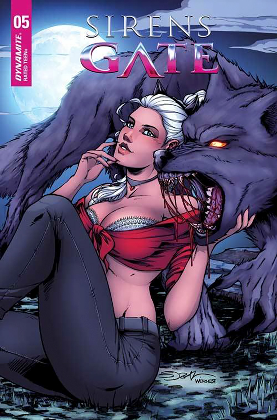 Sirens Gate #5 Cover C Incentive Sorah Sungh Werewolf Variant Cover
