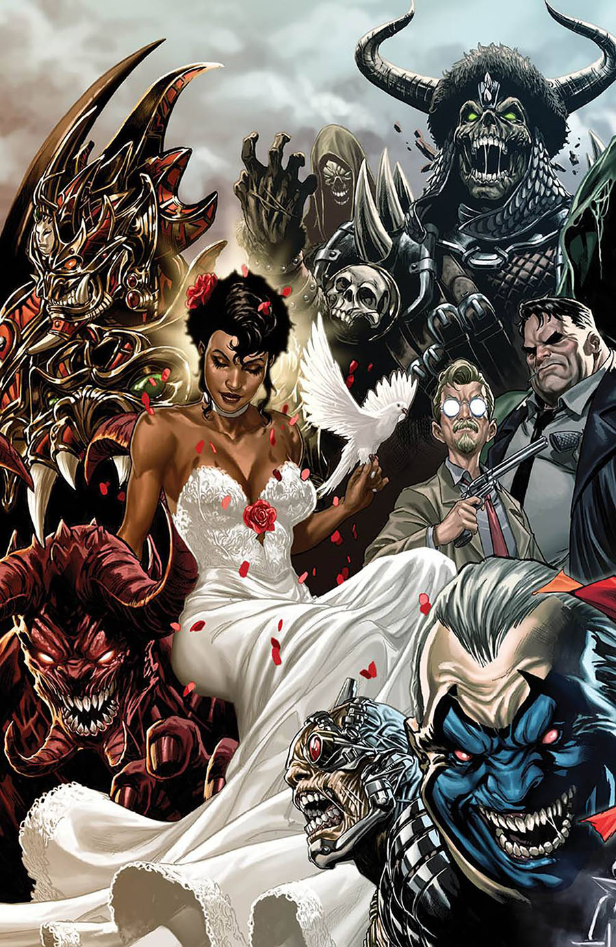 King Spawn #21 Cover C DF Silver Signature Series Signed By Mark Brooks