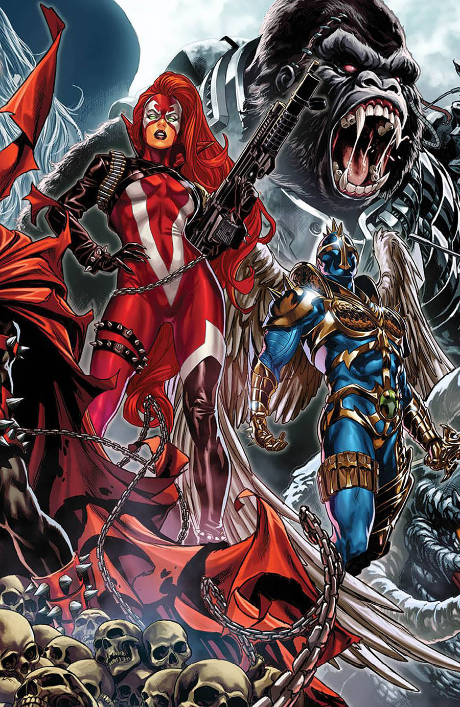 Scorched #17 Cover C DF Silver Signature Series Signed By Mark Brooks (Spawn Universe)