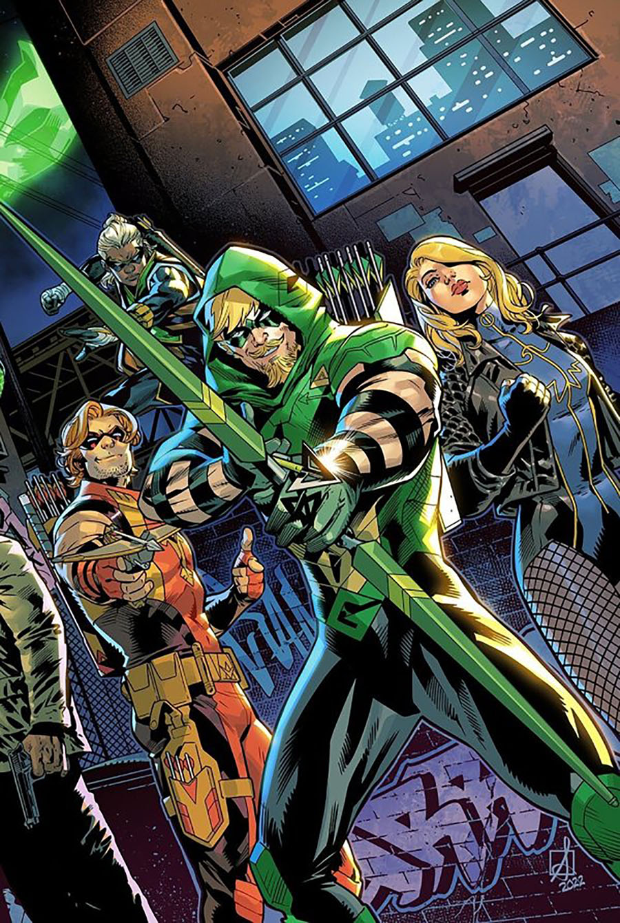 Green Arrow Vol 8 #1 Cover H DF Signed By Joshua Williamson