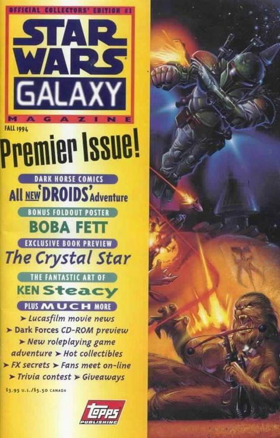 Star Wars Galaxy Magazine #1 Cover A Polybagged