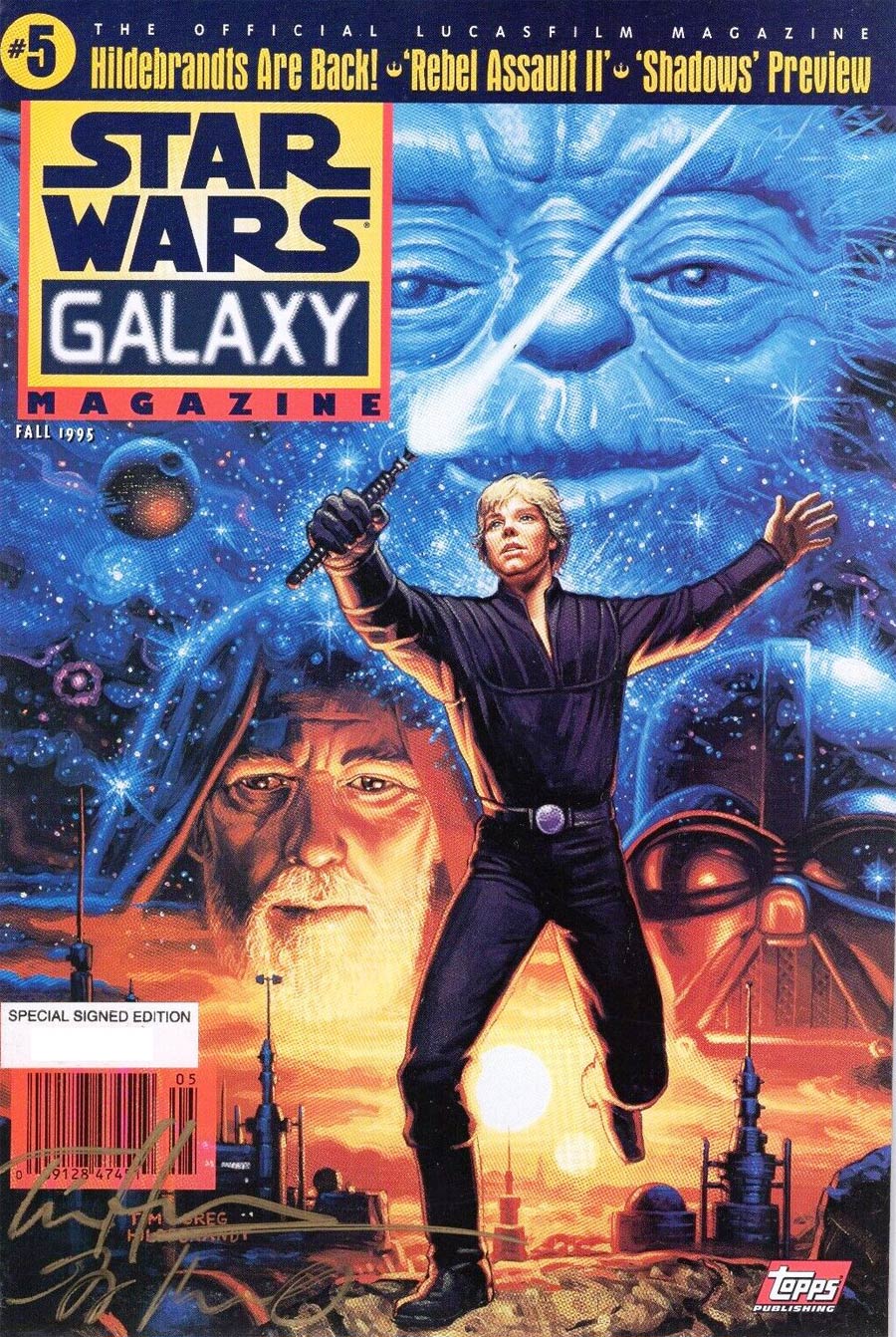 Star Wars Galaxy Magazine #5 Cover C Signed by Tim And Greg Hildebrandt Polybagged