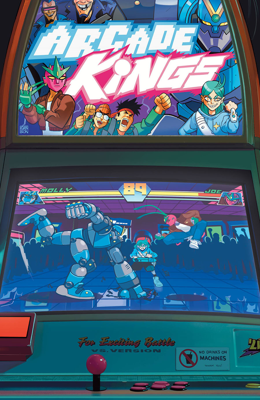 Arcade Kings #1 Cover C Incentive Jordan Gibson Fighting Game Variant Cover