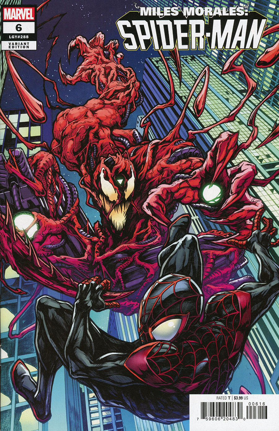 Miles Morales Spider-Man Vol 2 #6 Cover D Incentive Takashi Okazaki Variant Cover (Carnage Reigns Part 2)