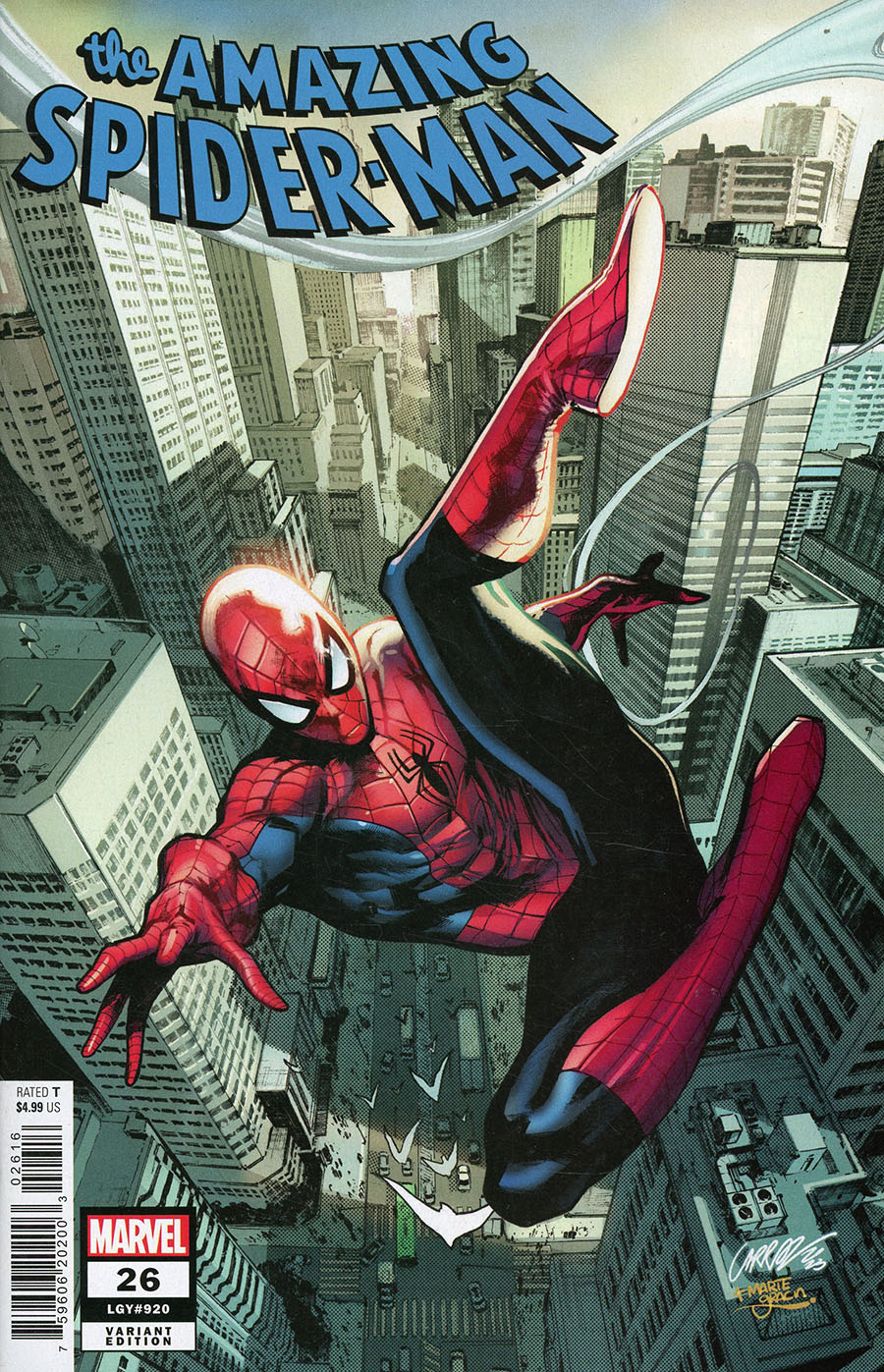 Amazing Spider-Man Vol 6 #26 Cover E Incentive Pepe Larraz Variant Cover