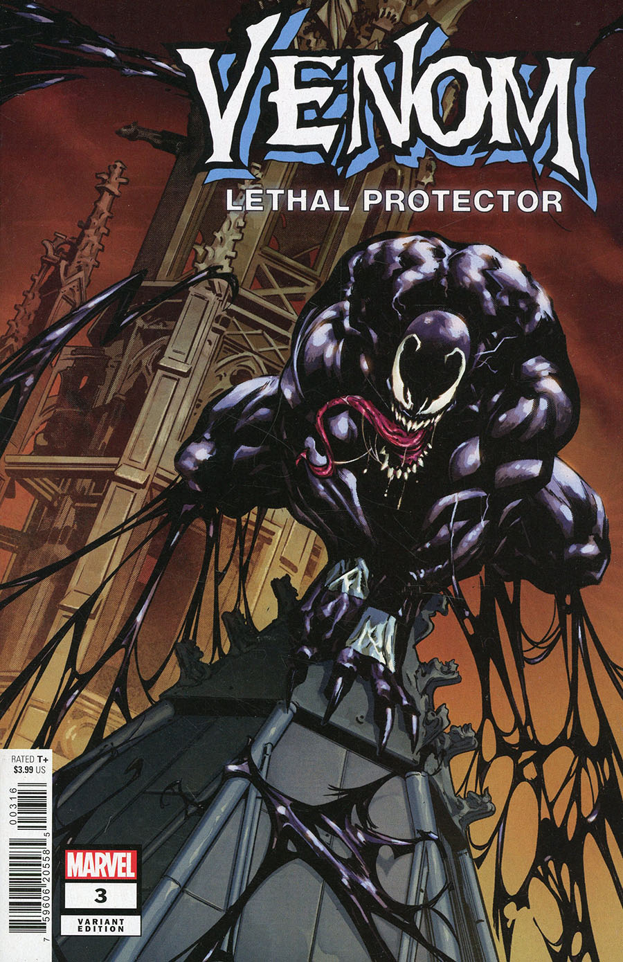 Venom Lethal Protector II #3 Cover C Incentive Francesco Manna Variant Cover