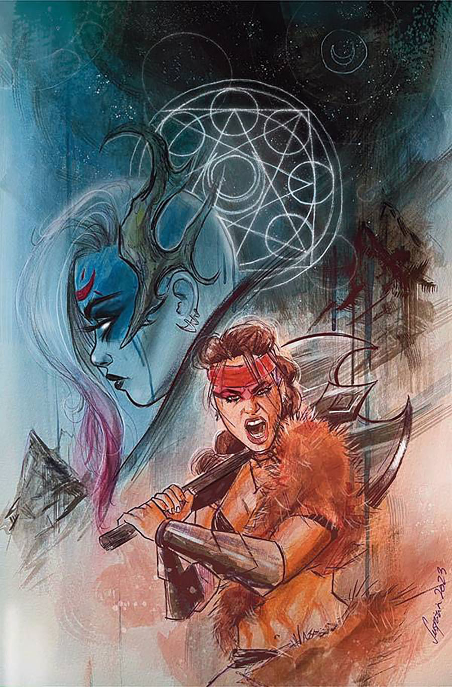 Mighty Barbarians #2 Cover F Incentive Suspiria Virgin Cover