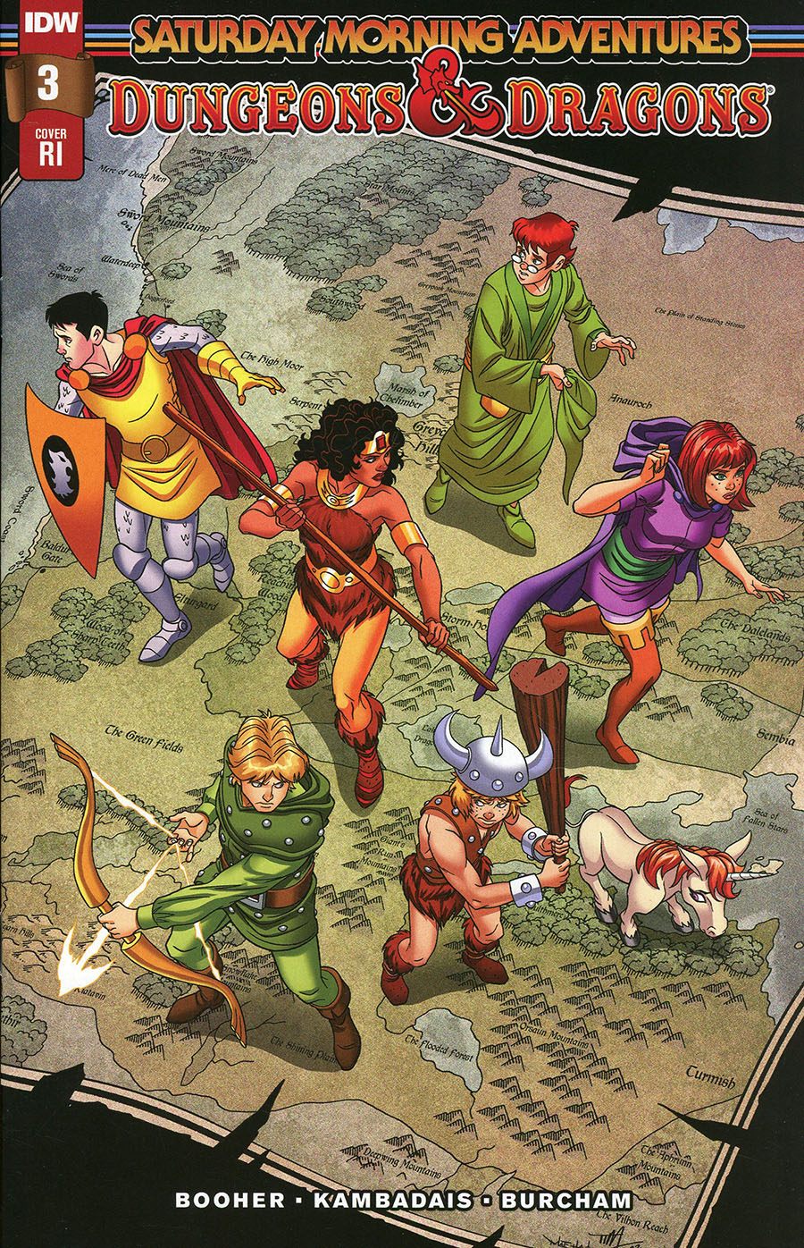 Dungeons & Dragons Saturday Morning Adventures #3 Cover C Incentive Tim Levins Variant Cover