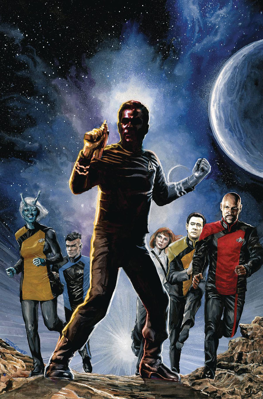 Star Trek (IDW) Vol 2 Annual 2023 #1 Cover F Incentive JK Woodward Virgin Variant Cover