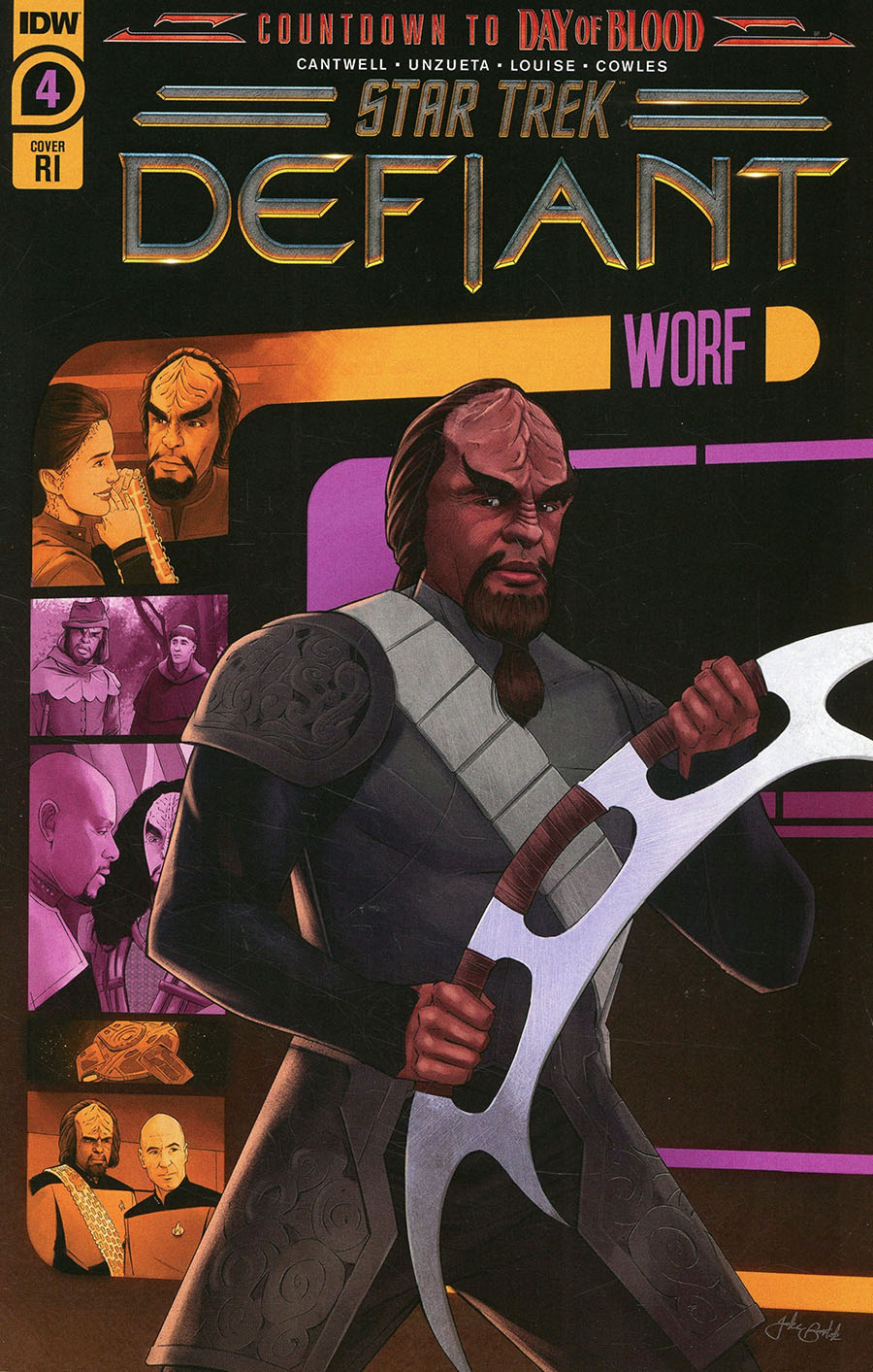 Star Trek Defiant #4 Cover E Incentive Jake Bartok Variant Cover