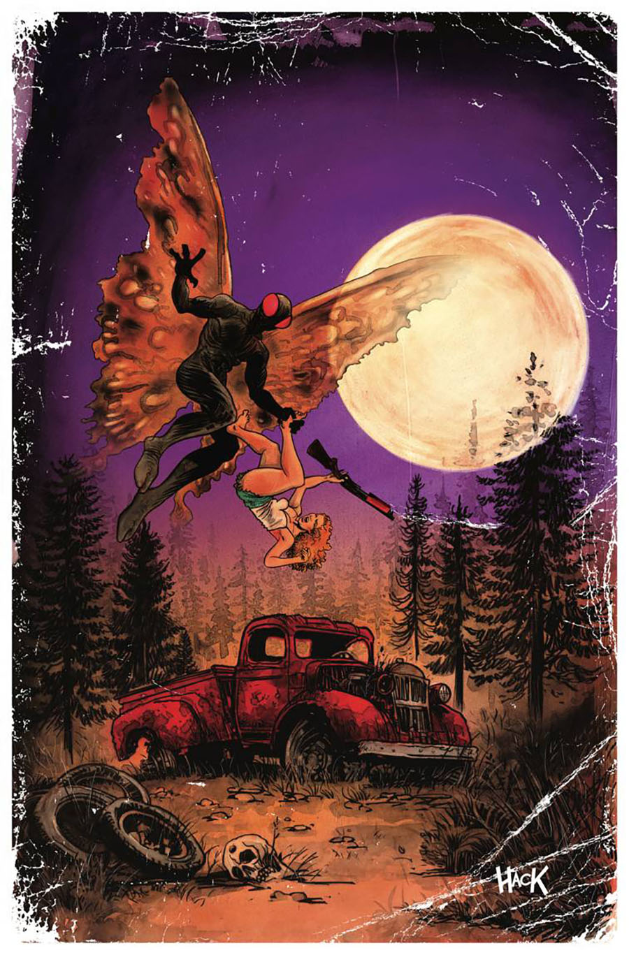 Frank Frazettas Mothman #1 Cover E Incentive Robert Hack Unbranded Variant Cover