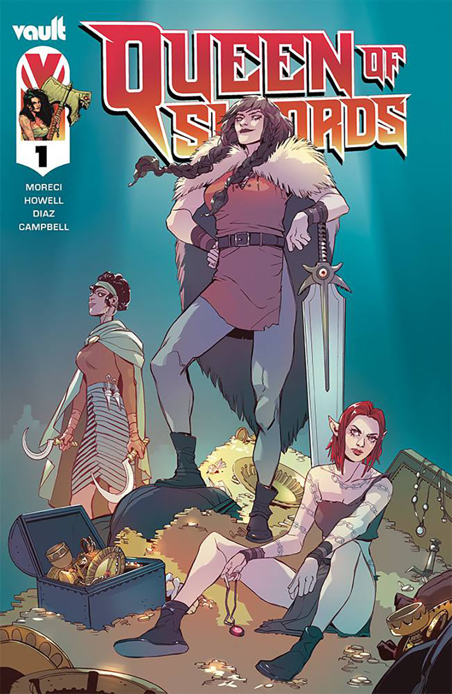 Queen Of Swords A Barbaric Tale #1 Cover G Incentive Romina Moranelli Variant Cover