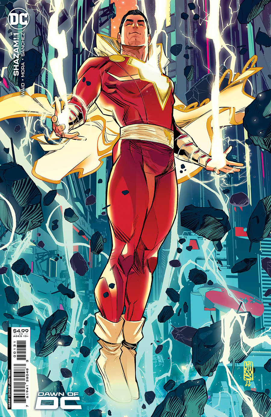 SHAZAM Vol 4 #1 Cover C Variant John Timms Card Stock Cover