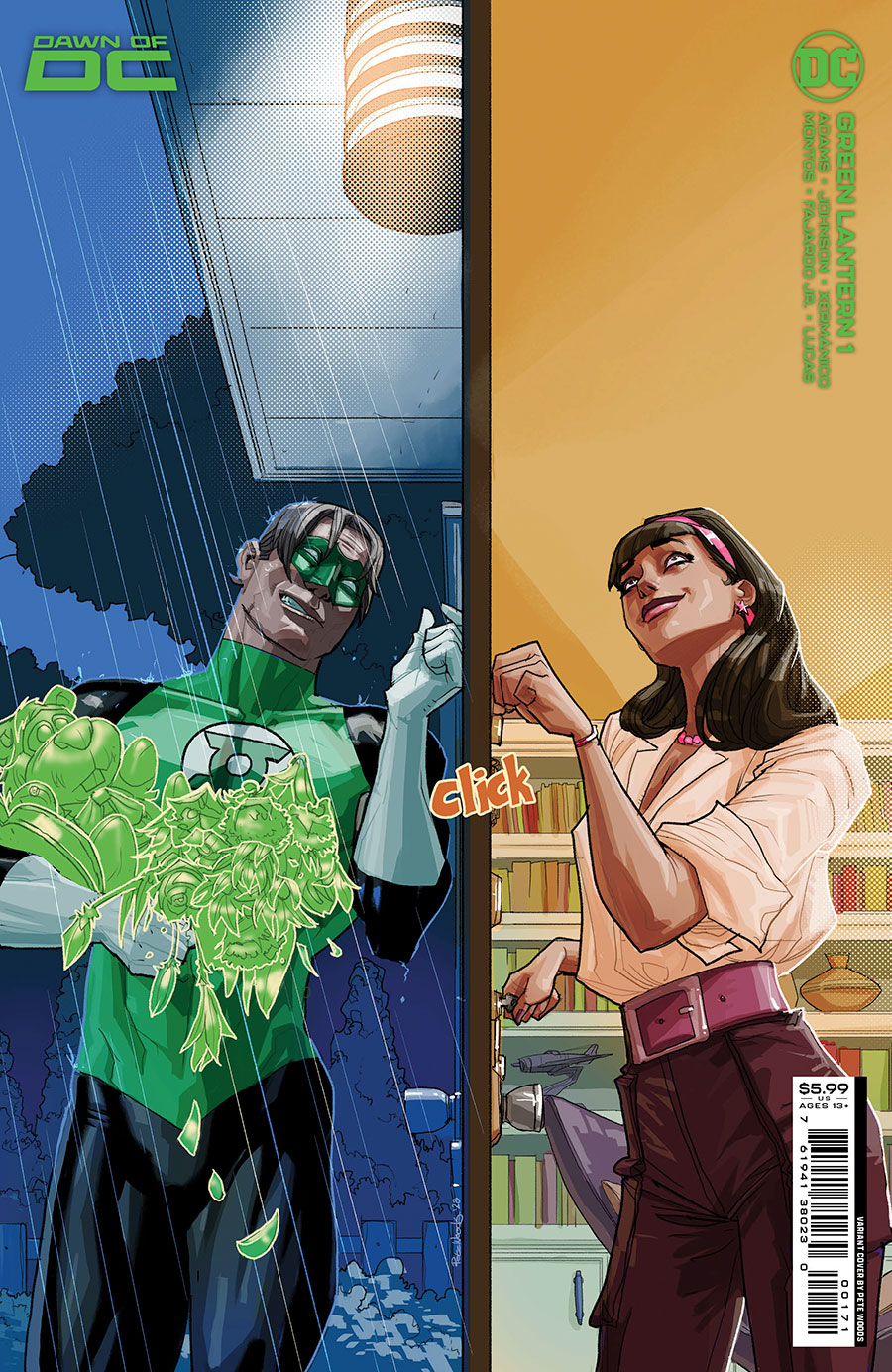 Green Lantern Vol 8 #1 Cover D Variant Pete Woods 5th Color Card Stock Cover