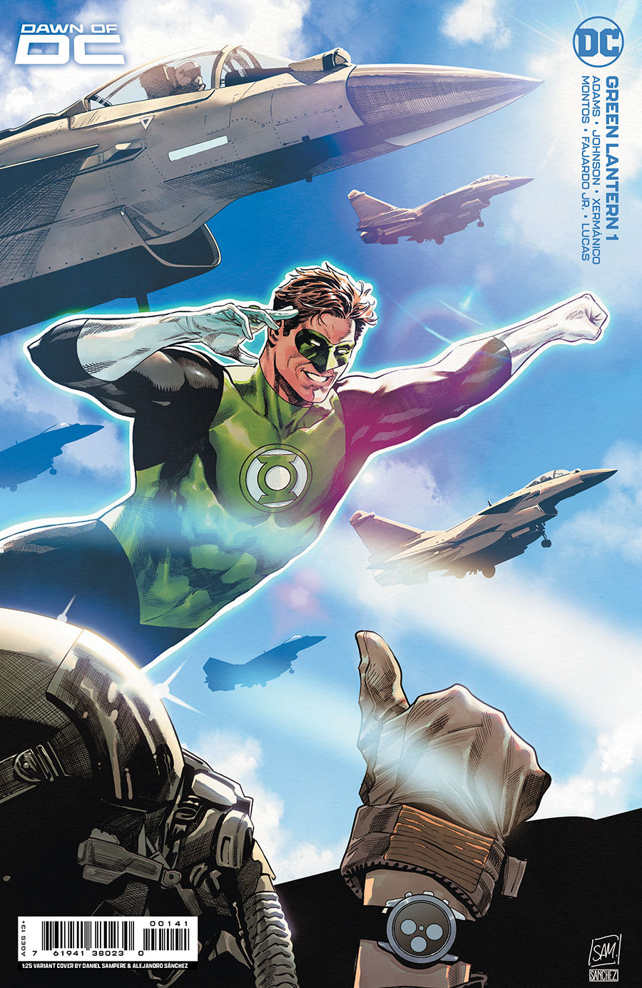 Green Lantern Vol 8 #1 Cover E Incentive Daniel Sampere Card Stock Variant Cover