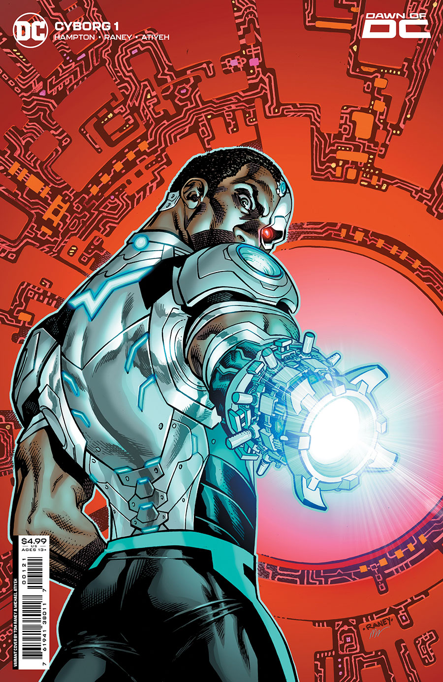 Cyborg Vol 3 #1 Cover B Variant Tom Raney Card Stock Cover