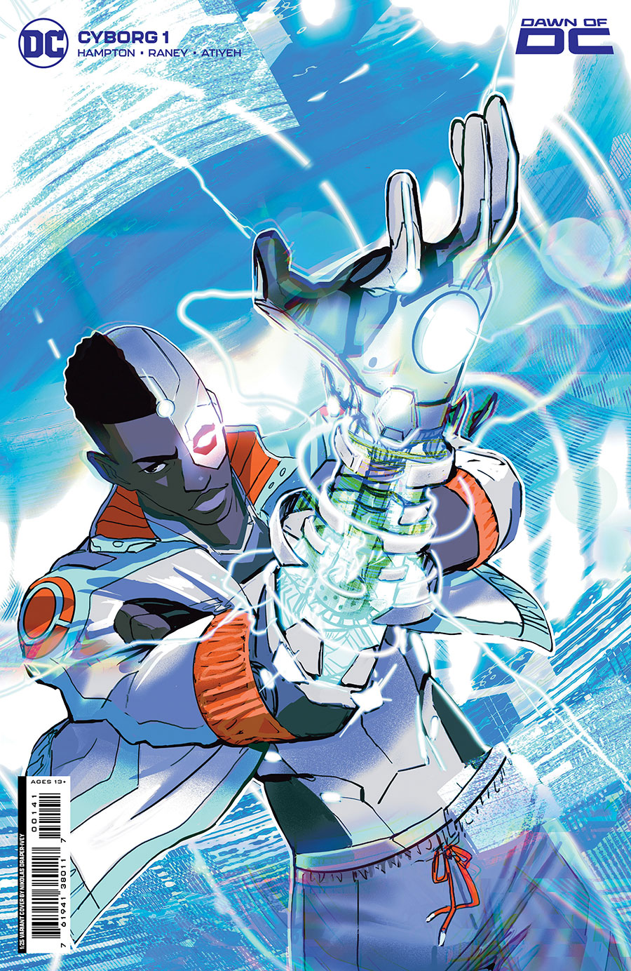 Cyborg Vol 3 #1 Cover D Incentive Nikolas Draper-Ivey Card Stock Variant Cover