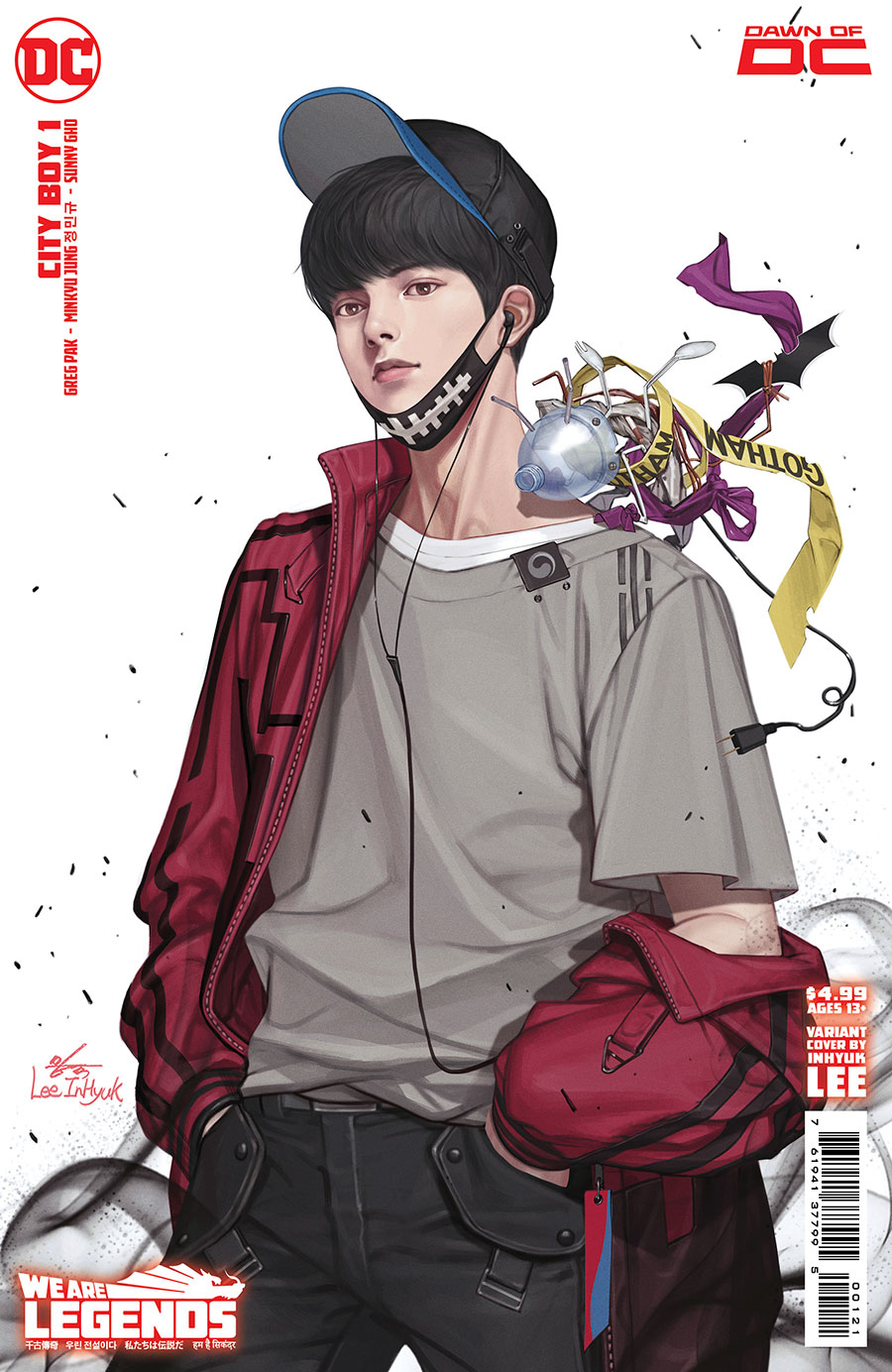 City Boy #1 Cover B Variant Inhyuk Lee Card Stock Cover