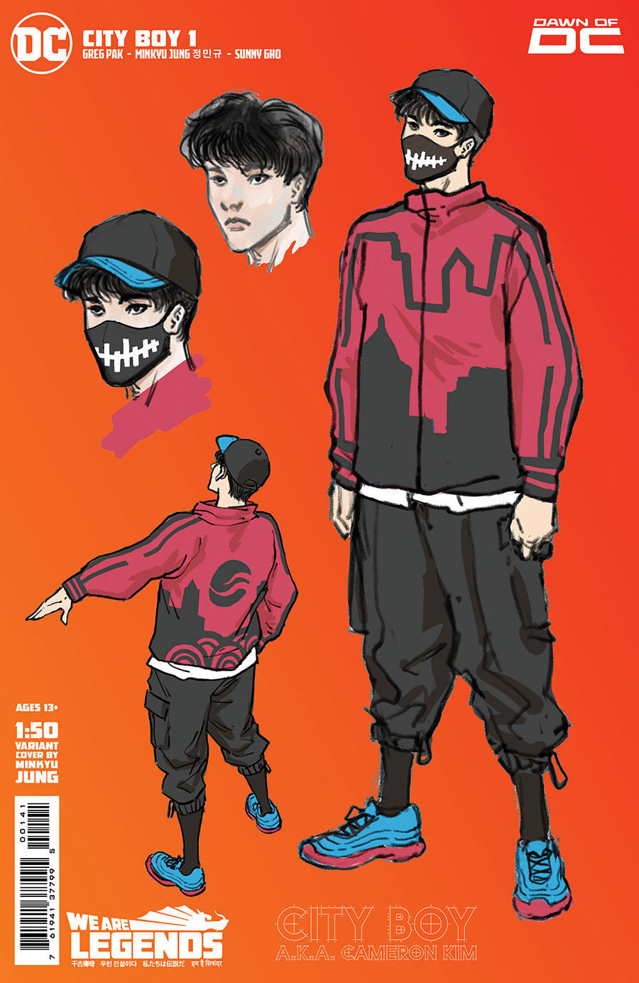 City Boy #1 Cover E Incentive Minkyu Jung Card Stock Variant Cover