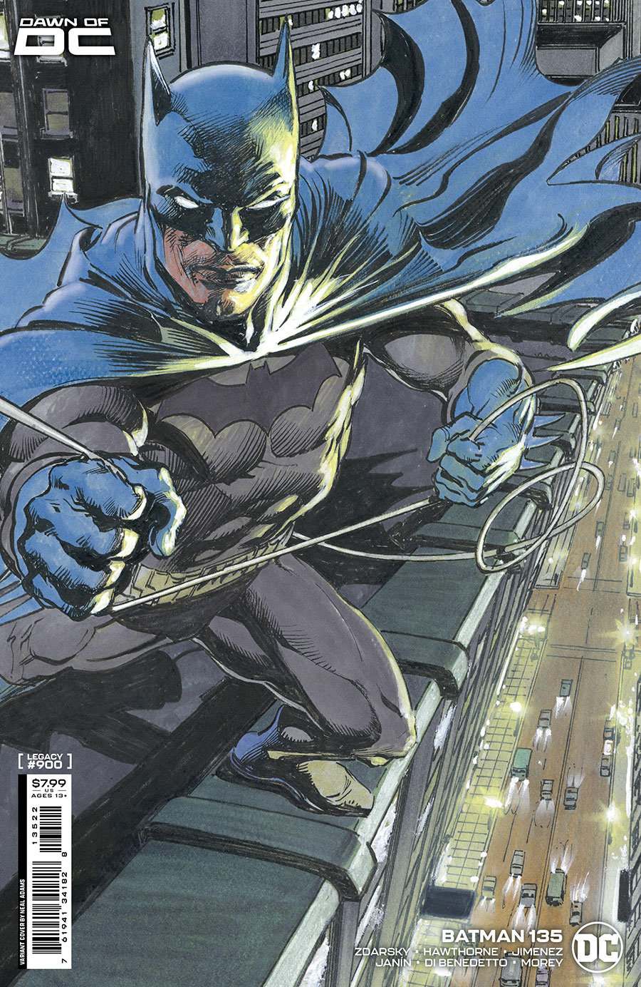 Batman Vol 3 #135 Cover G Variant Neal Adams Card Stock Cover (#900)