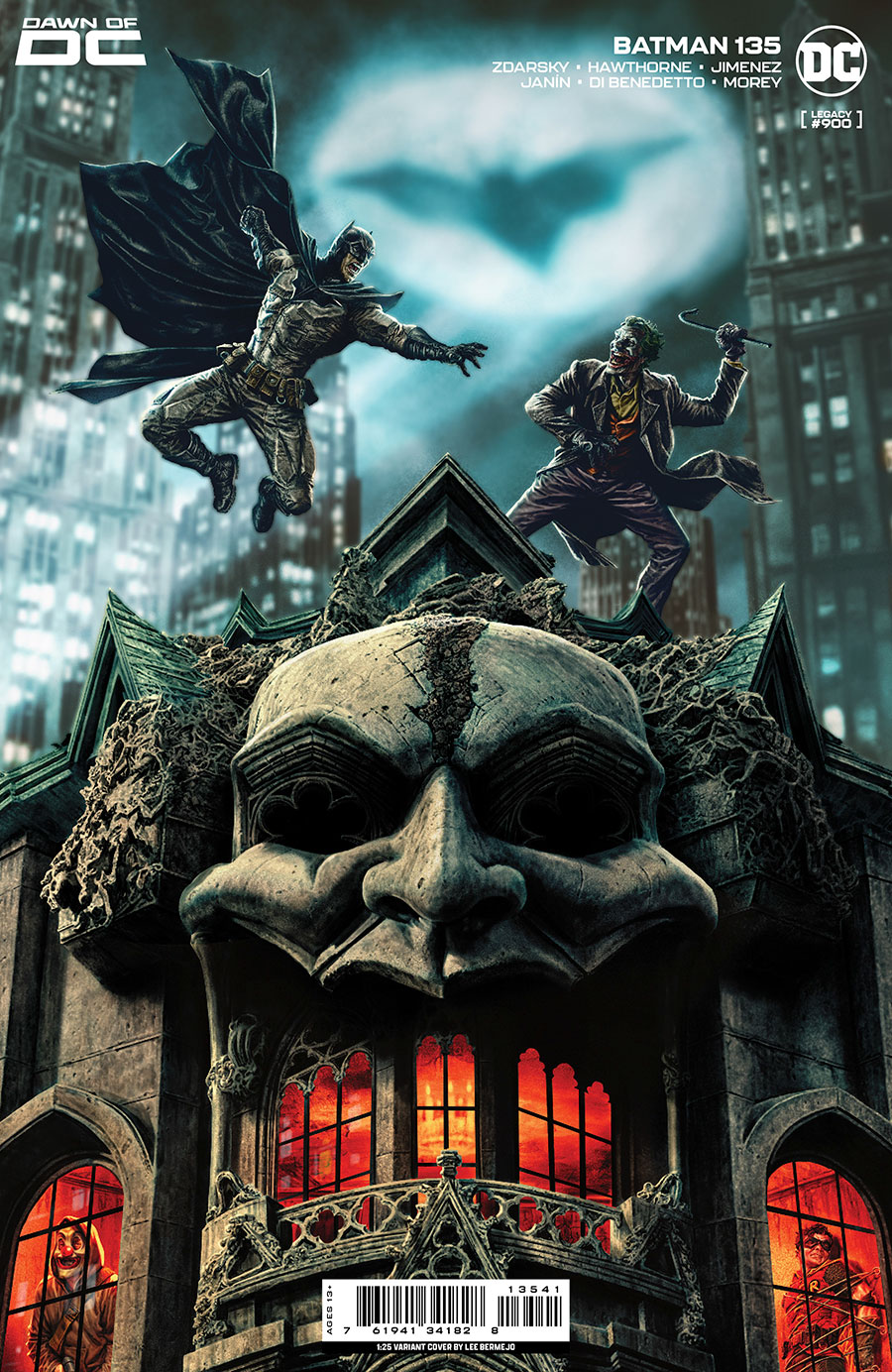 Batman Vol 3 #135 Cover I Incentive Lee Bermejo Card Stock Variant Cover (#900)