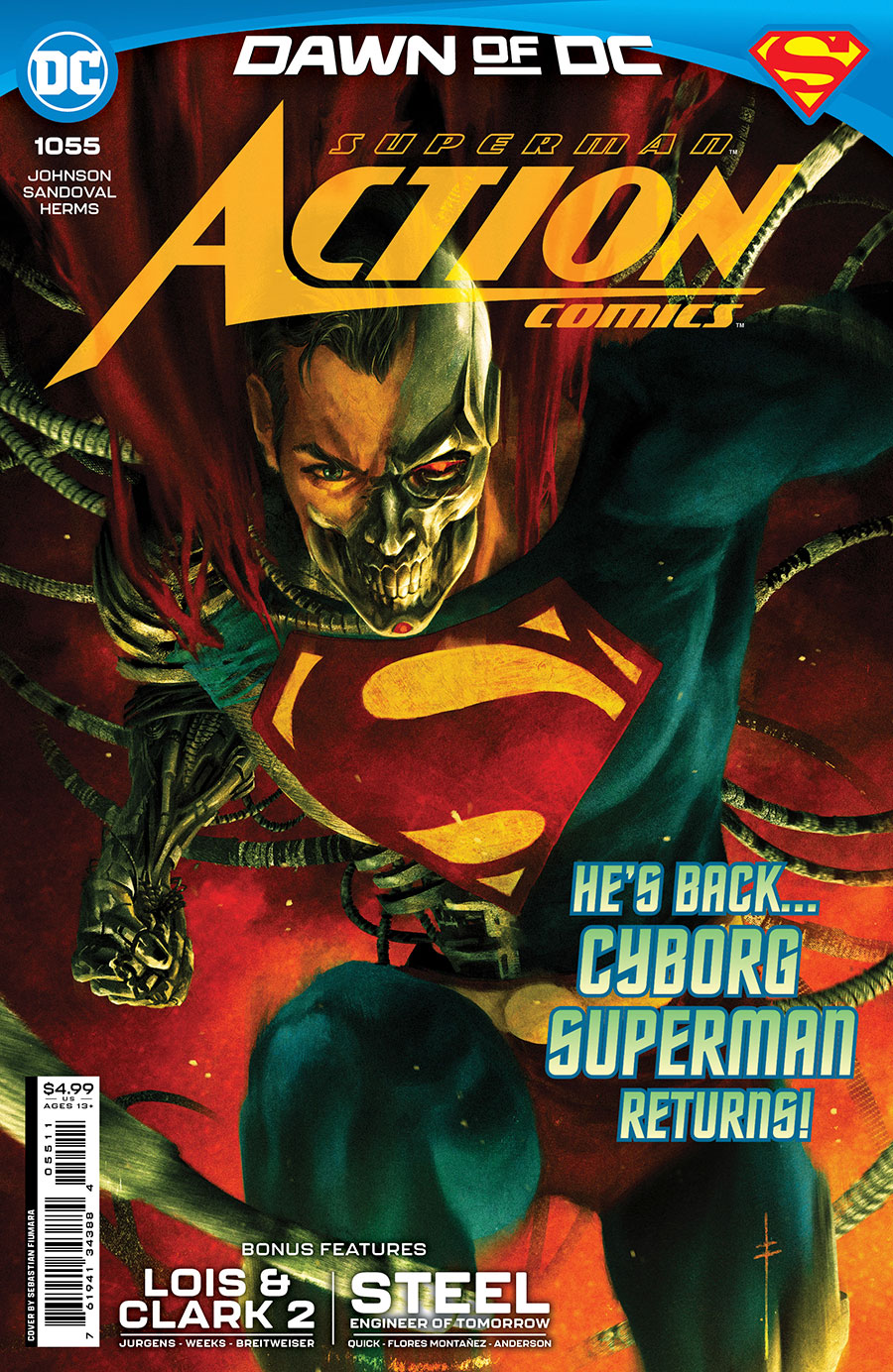 Action Comics Vol 2 #1055 Cover A Regular Sebastian Fiumara Cover