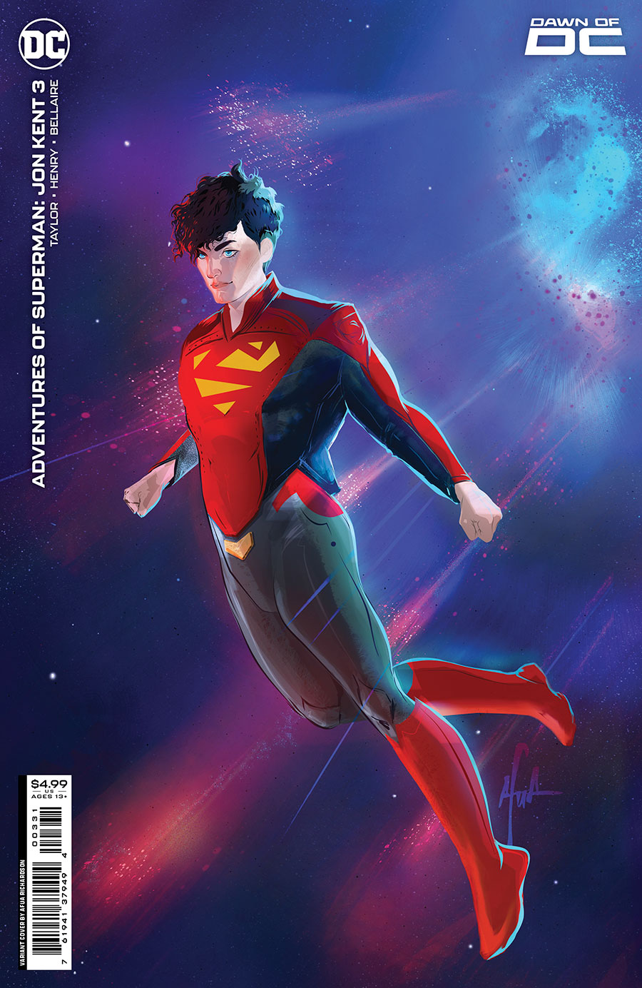Adventures Of Superman Jon Kent #3 Cover C Variant Afua Richardson Card Stock Cover