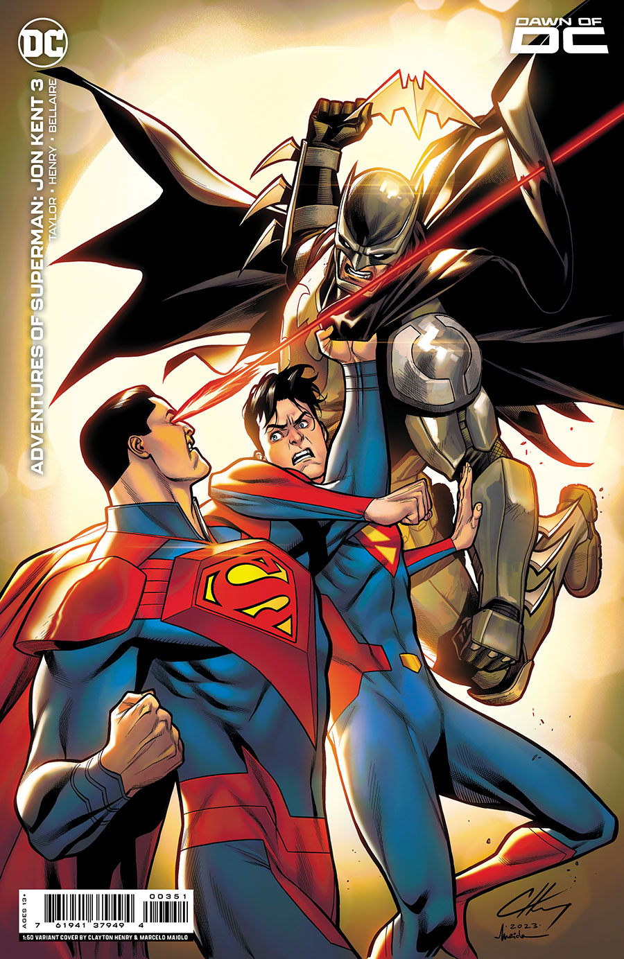 Adventures Of Superman Jon Kent #3 Cover E Incentive Clayton Henry Foil Variant Cover