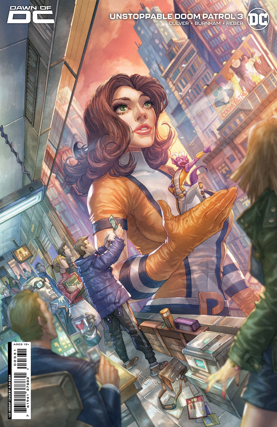 Unstoppable Doom Patrol #3 Cover D Incentive Alan Quah Card Stock Variant Cover