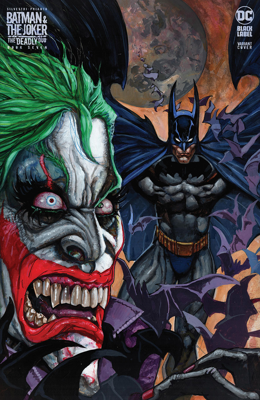 Batman & The Joker The Deadly Duo #7 Cover C Variant Simon Bisley Joker & Batman Card Stock Cover