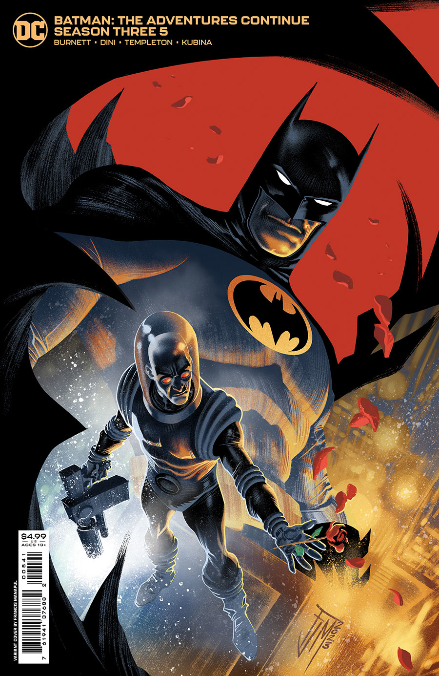 Batman The Adventures Continue Season III #5 Cover C Variant Francis Manapul Villain Card Stock Cover